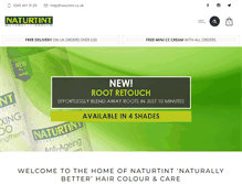 Tablet Screenshot of naturtint.co.uk
