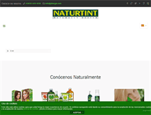 Tablet Screenshot of naturtint.es