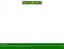 Tablet Screenshot of naturtint.com
